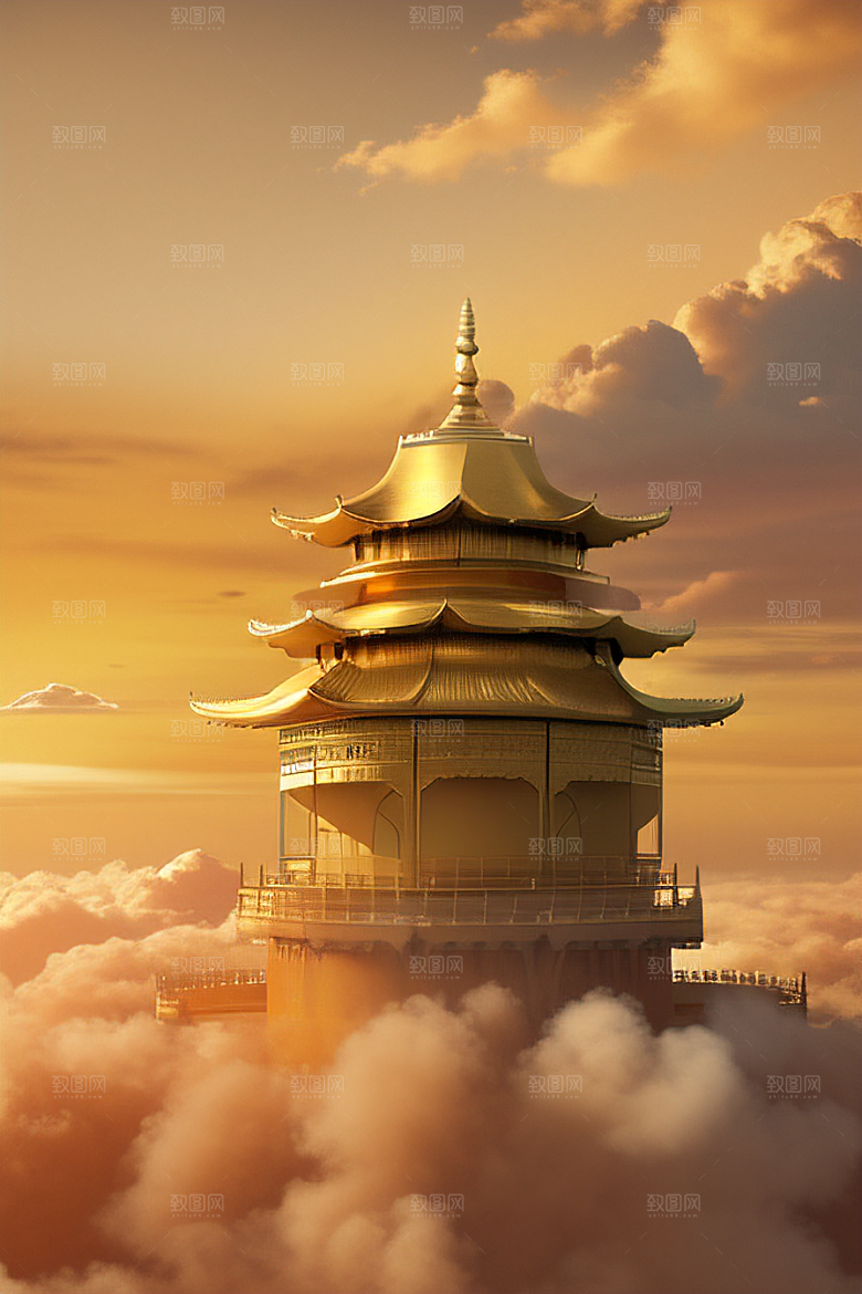 梦幻黄金超高清下的金龙宫殿