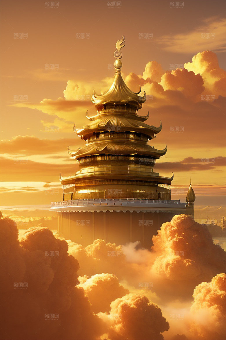 梦幻黄金超高清下的金龙宫殿