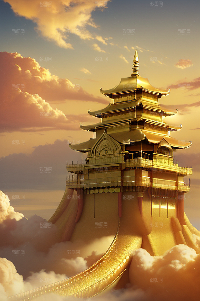 梦幻黄金超高清下的金龙宫殿
