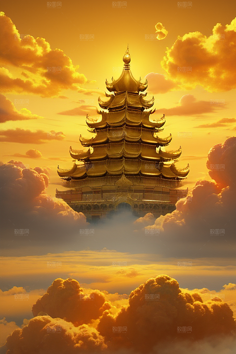 梦幻黄金超高清下的金龙宫殿