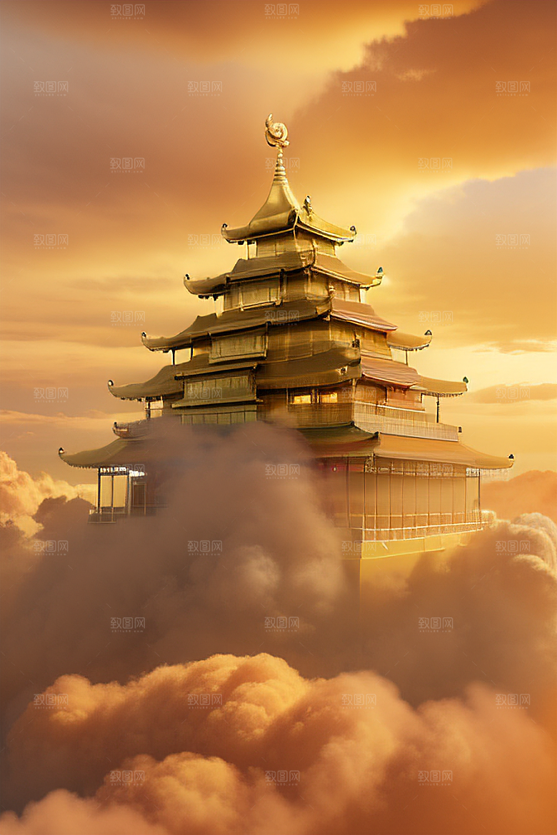 梦幻黄金超高清下的金龙宫殿