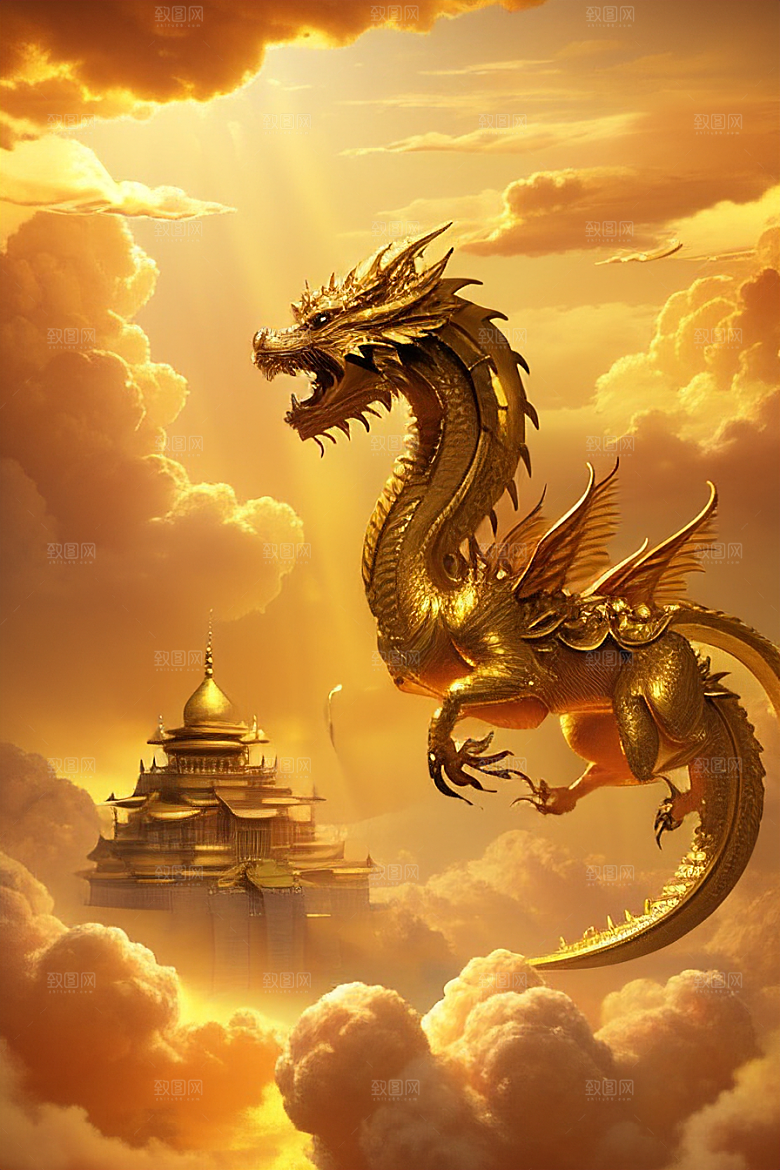 黄金龙城超真实高清下的梦幻景观
