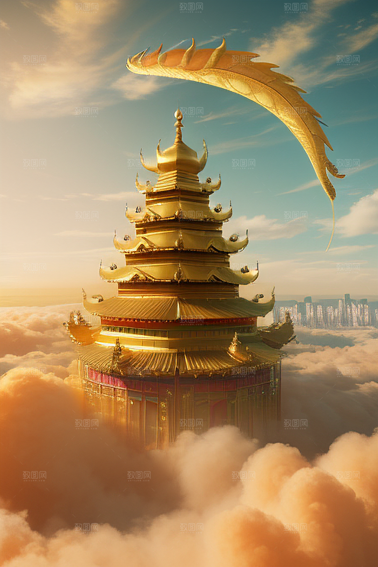 黄金龙城超真实高清下的梦幻景观