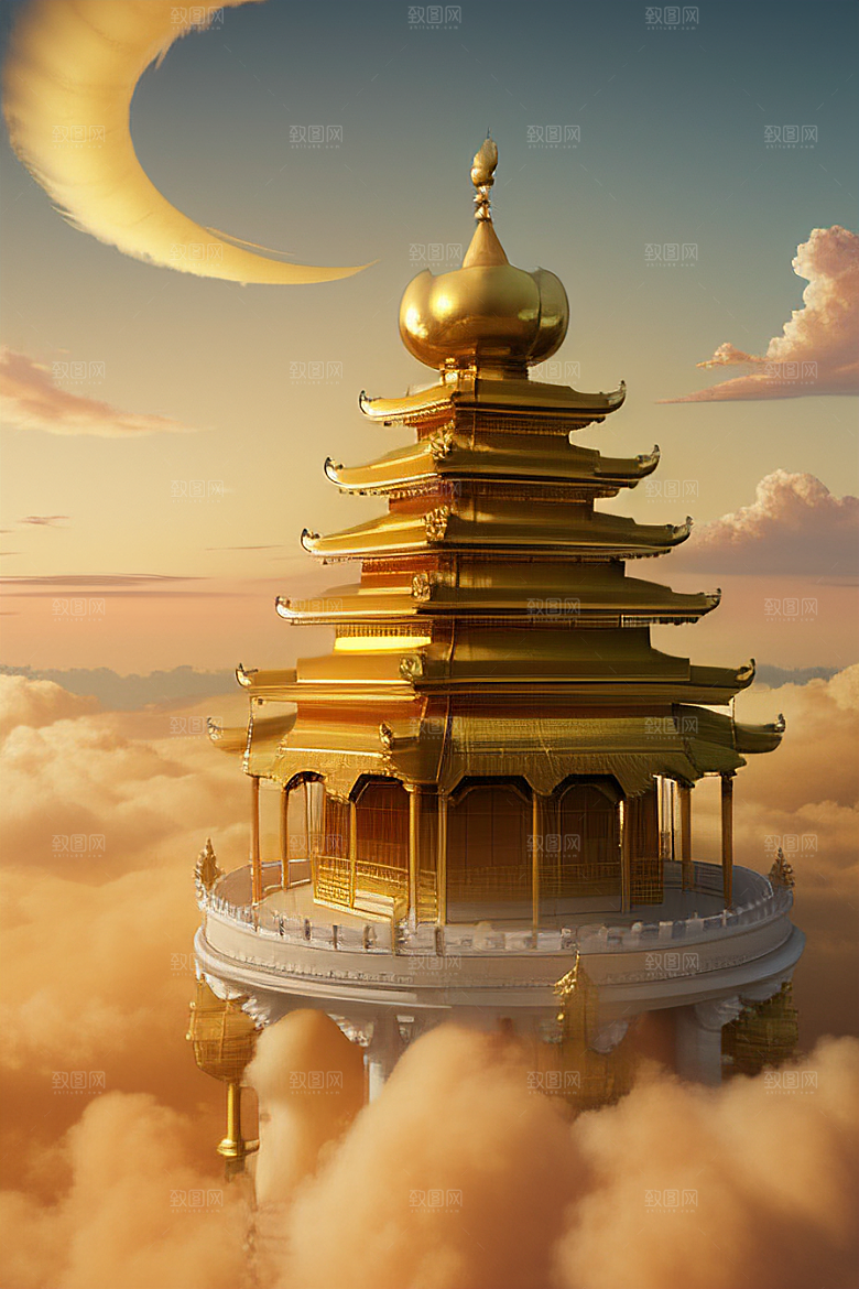 黄金龙城超真实高清下的梦幻景观