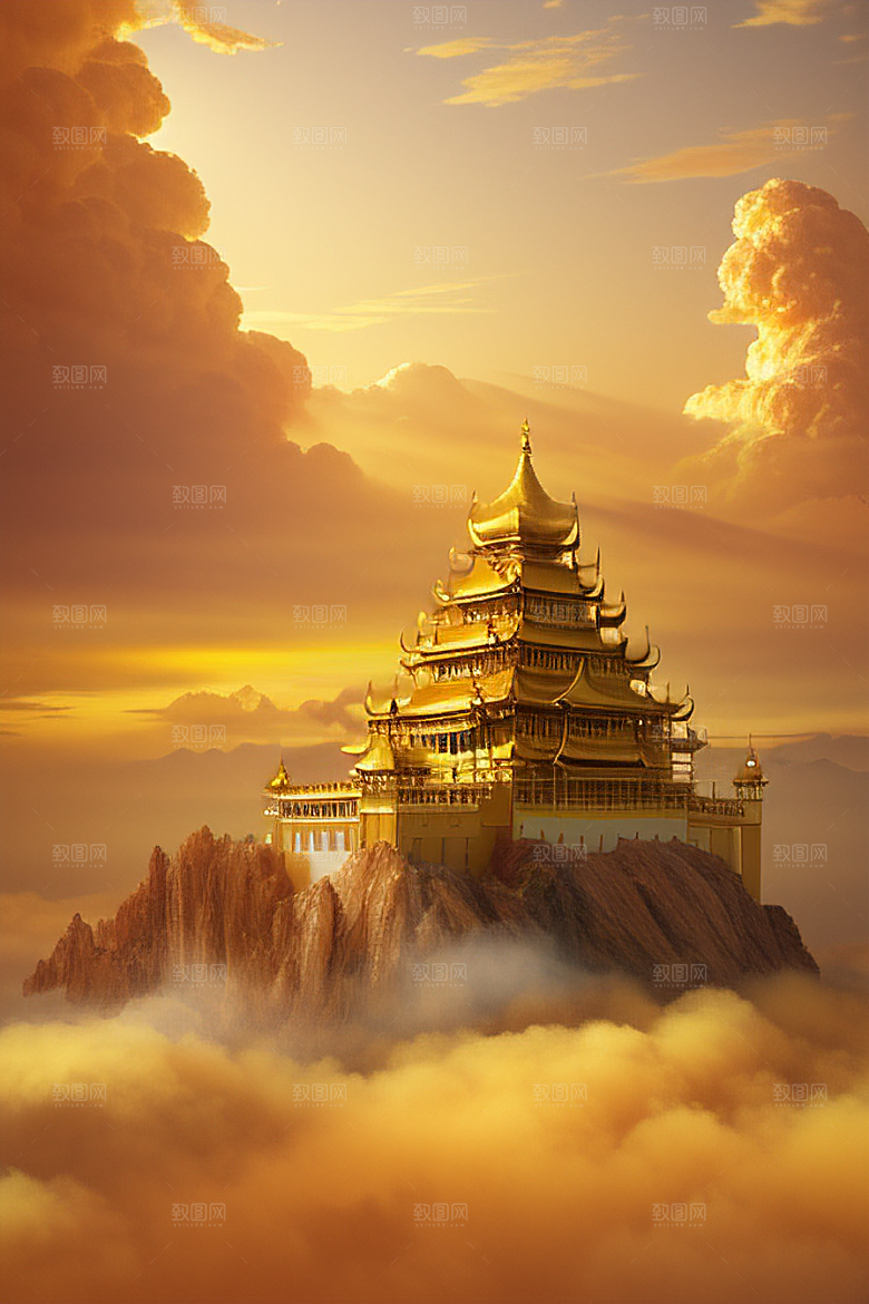黄金龙城超真实高清下的梦幻景观