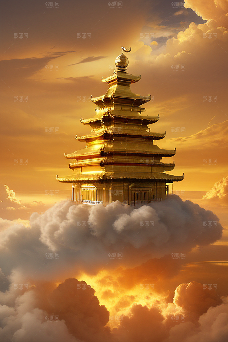 黄金世界超高清下的金龙宫殿