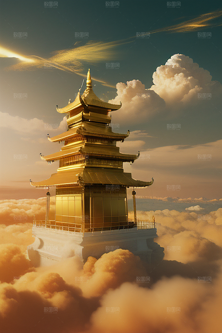 梦幻金色超真实高清下的黄金宫殿