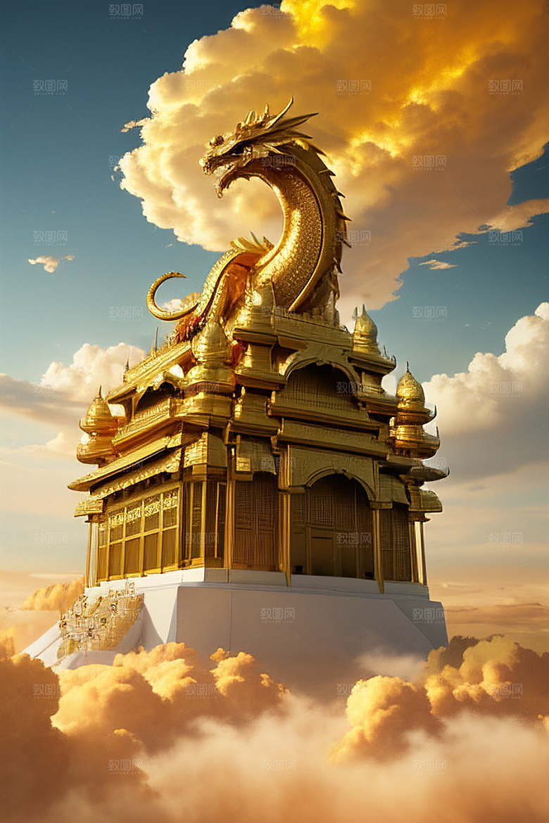 梦幻金色超真实高清下的黄金宫殿