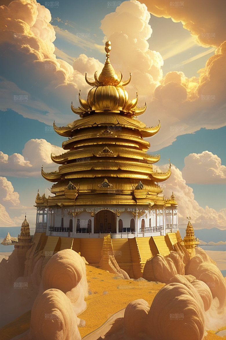 黄金之梦超高清下的梦幻黄金宫殿