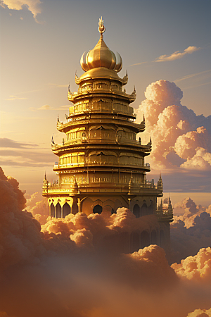 黄金之梦超高清下的梦幻黄金宫殿
