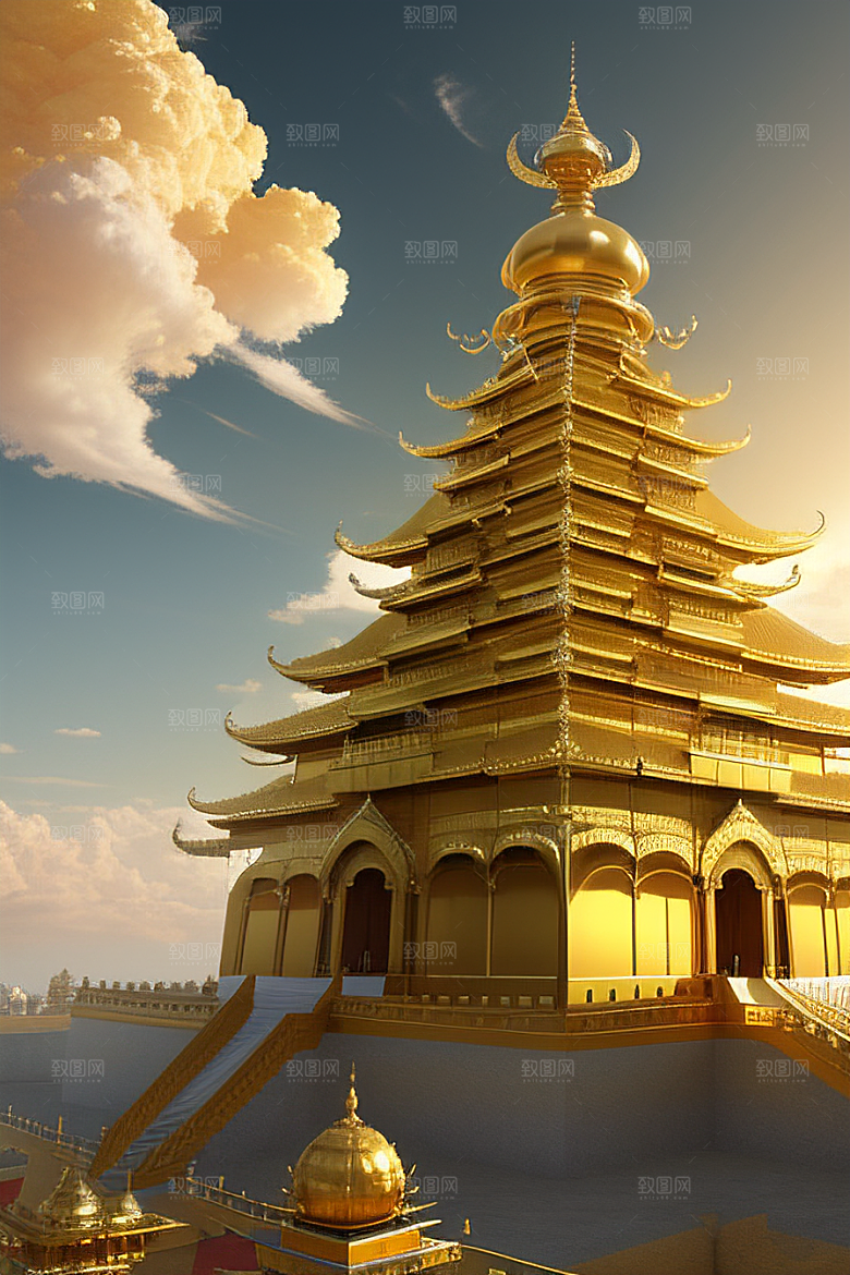 黄金之梦超高清下的梦幻黄金宫殿