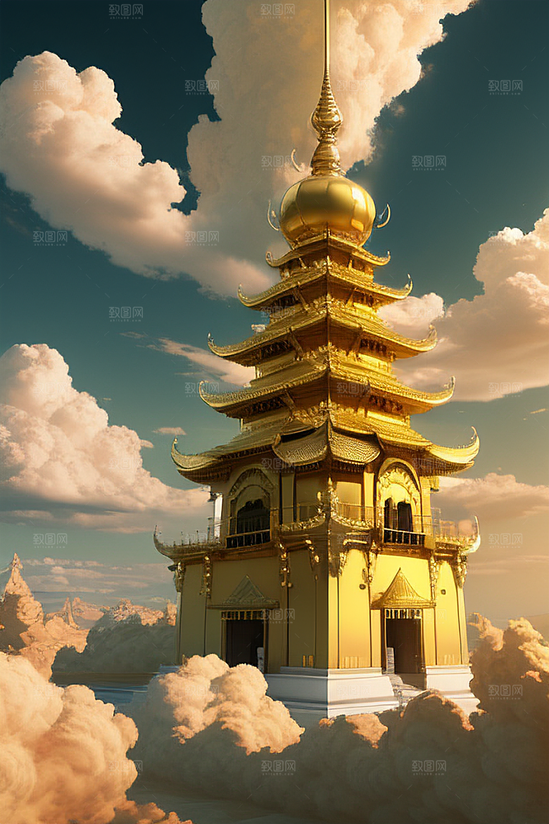 黄金之梦超高清下的梦幻黄金宫殿