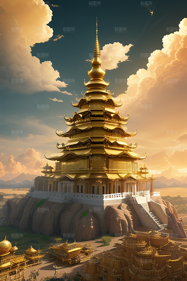 黄金之梦超高清下的梦幻黄金宫殿