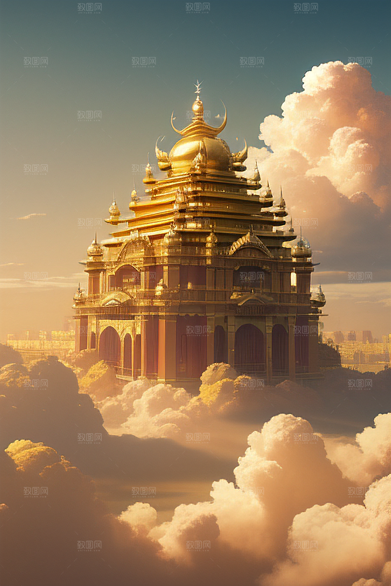 黄金之梦超高清下的梦幻黄金宫殿