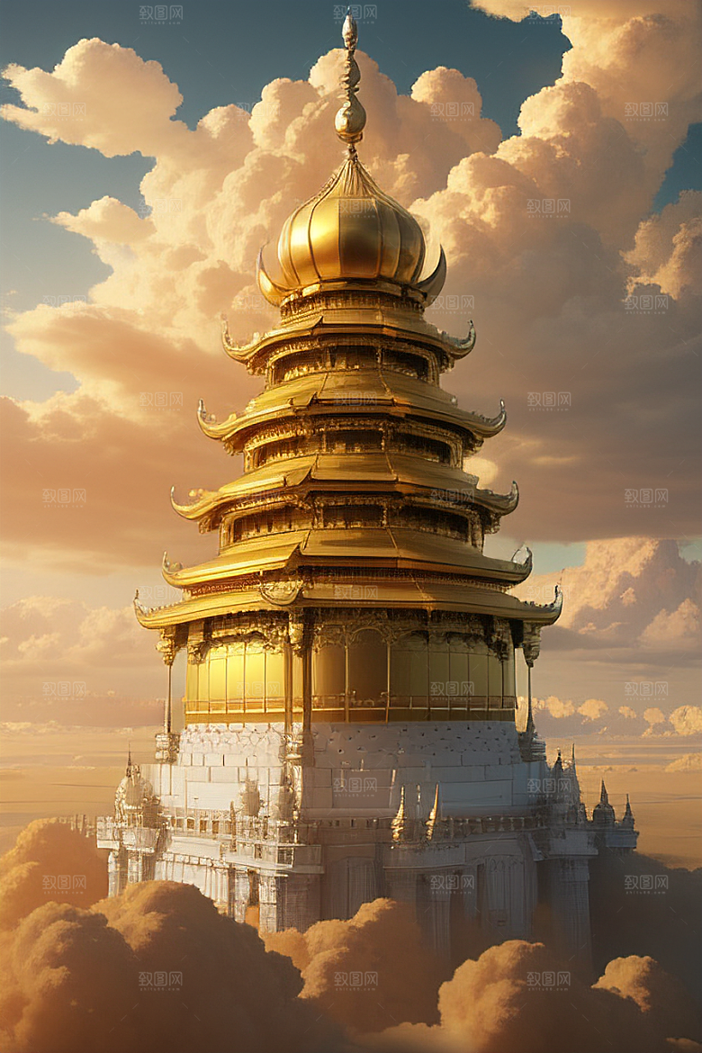 梦幻黄金超高清下的金龙宫殿