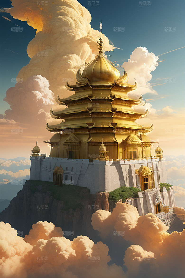 梦幻黄金超高清下的金龙宫殿