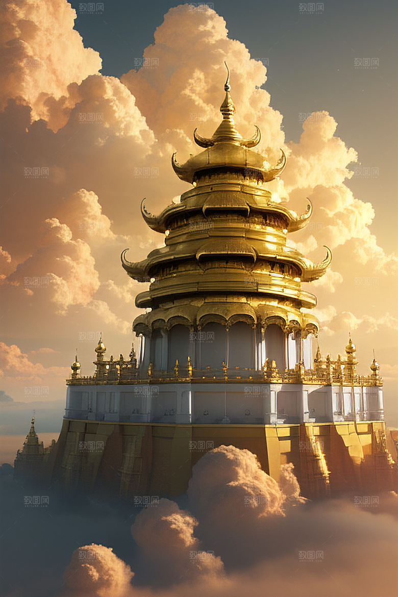 梦幻黄金超高清下的金龙宫殿