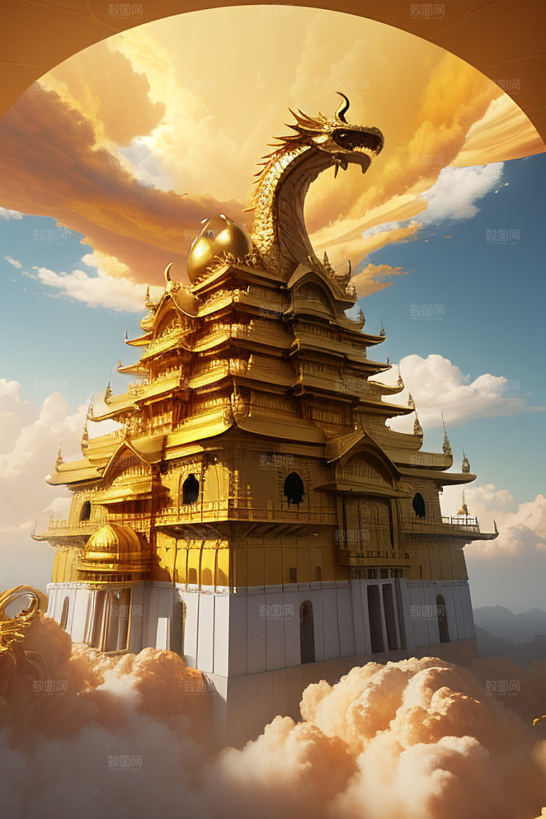 黄金龙城超真实高清下的梦幻景观