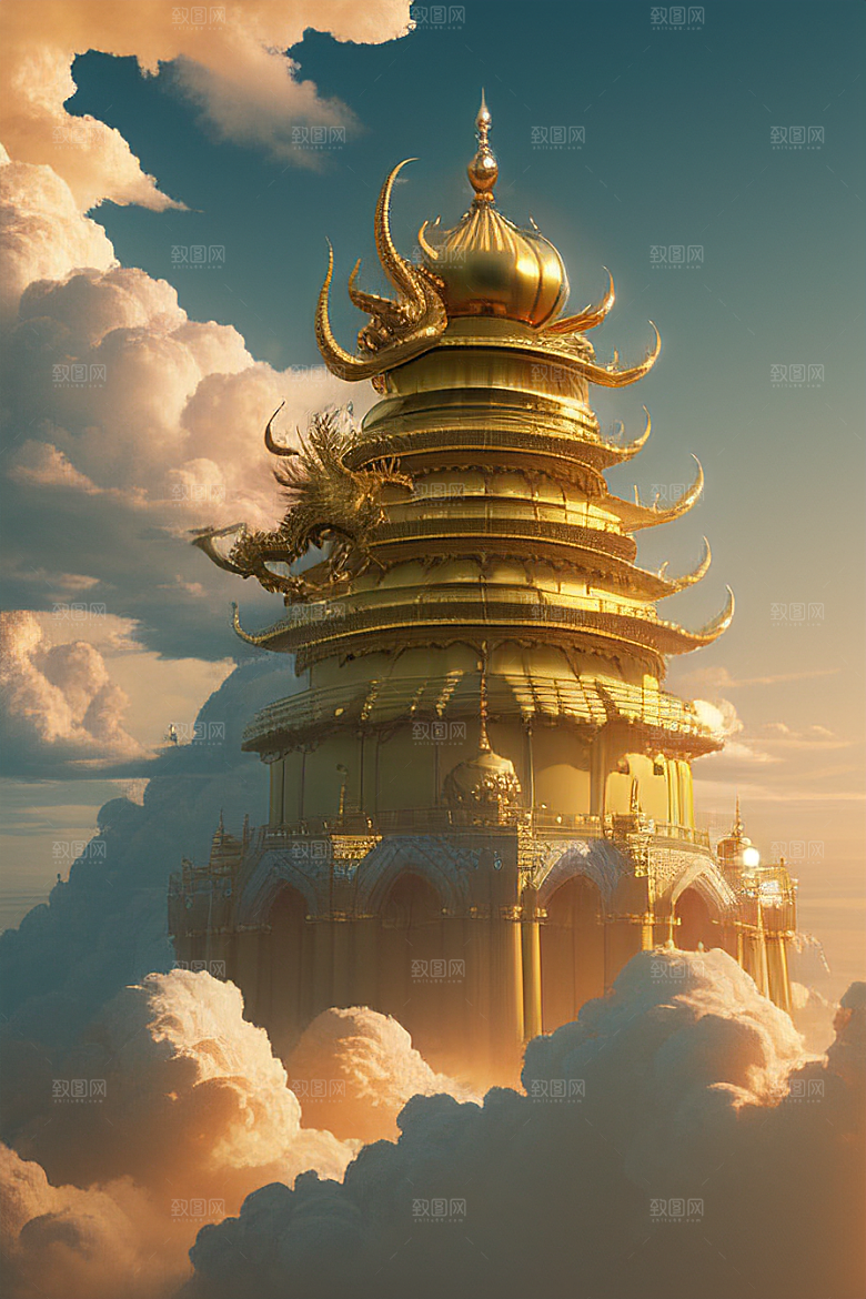 黄金龙城超真实高清下的梦幻景观