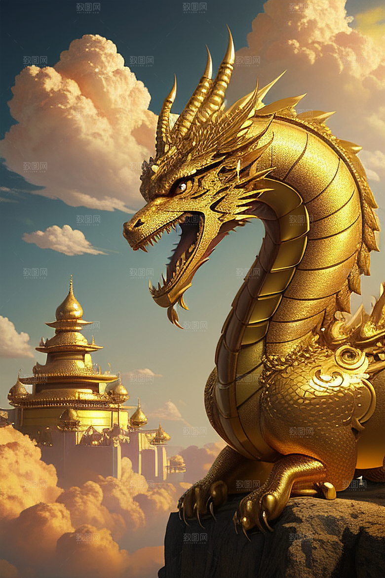 黄金龙城超真实高清下的梦幻景观