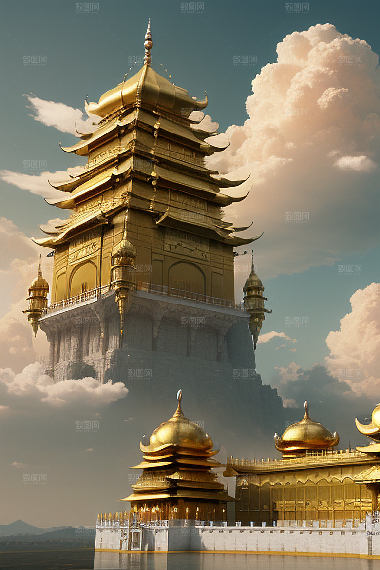 黄金龙城超真实高清下的梦幻景观