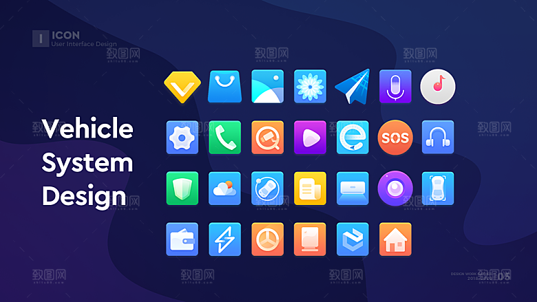 UI视觉APP页面手机网页模板