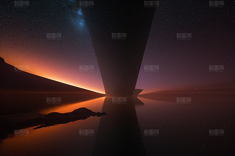 阴影融合在宇宙场景中的应用方法