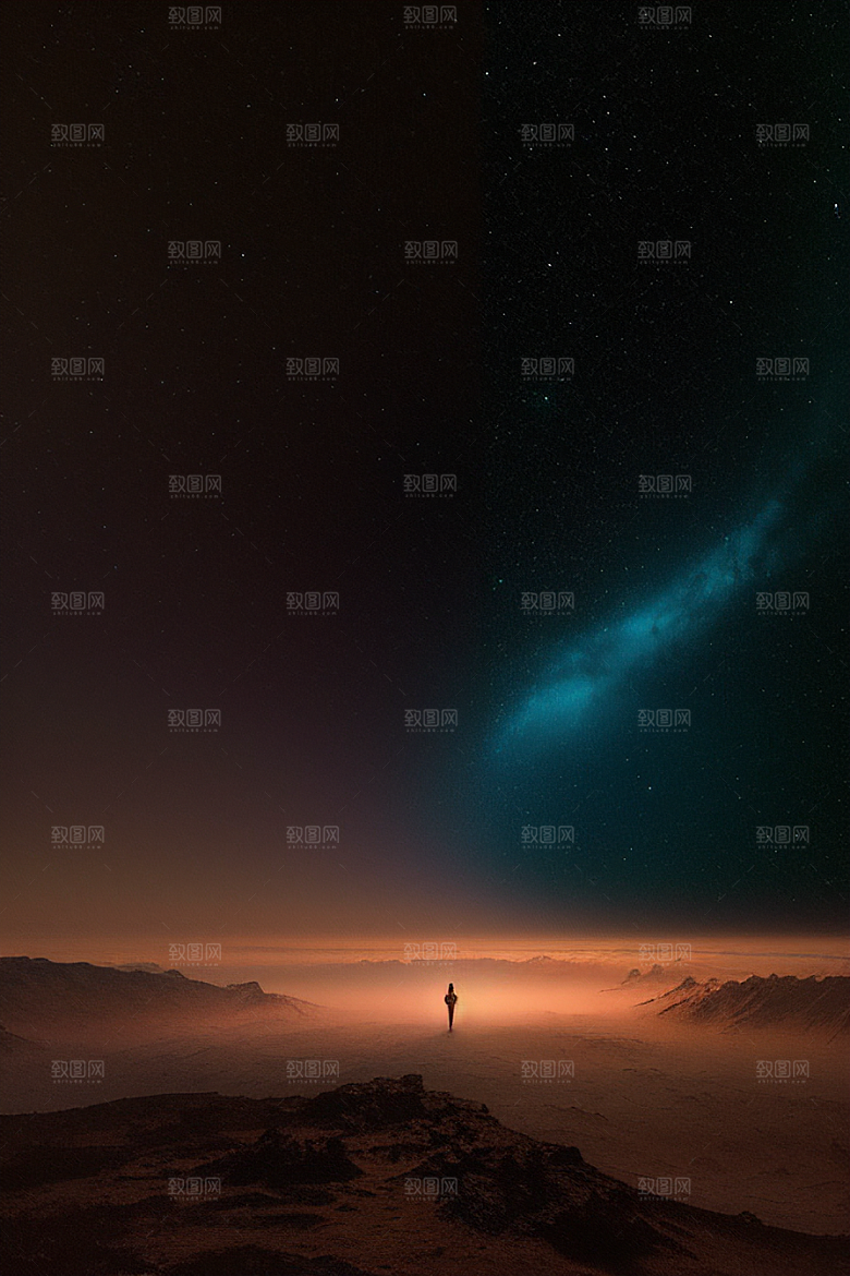 宇宙超现实主义的视觉冲击