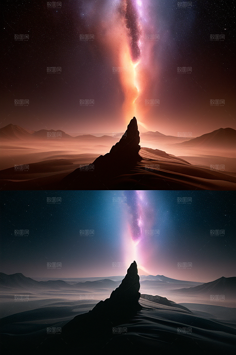 宇宙超现实主义的视觉冲击