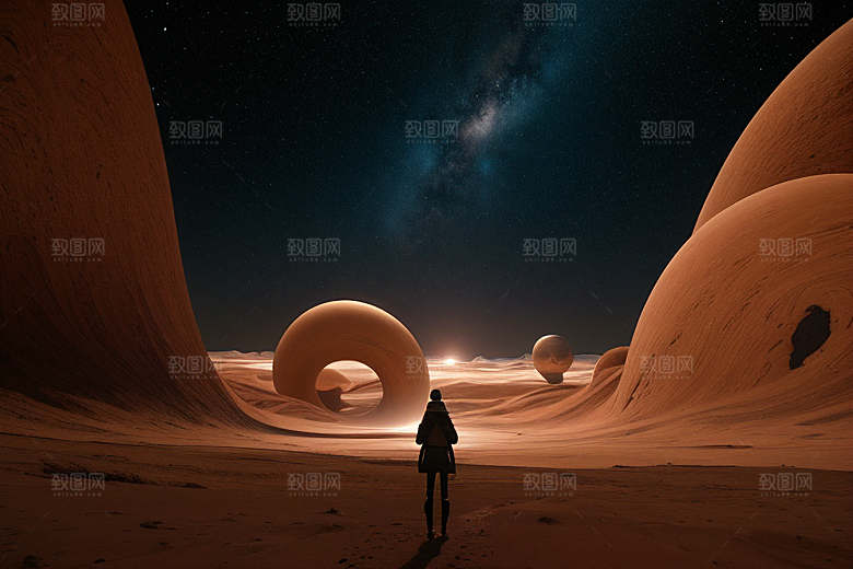 宇宙超现实主义的视觉冲击