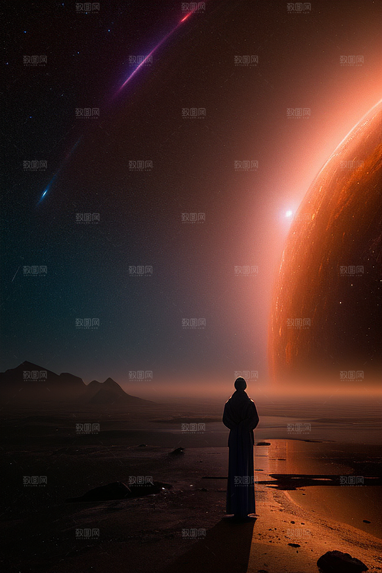 次表面散射在宇宙光影中的表现