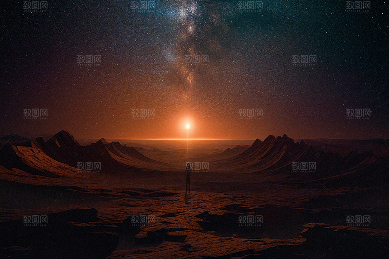 精细纹理在宇宙场景中的运用