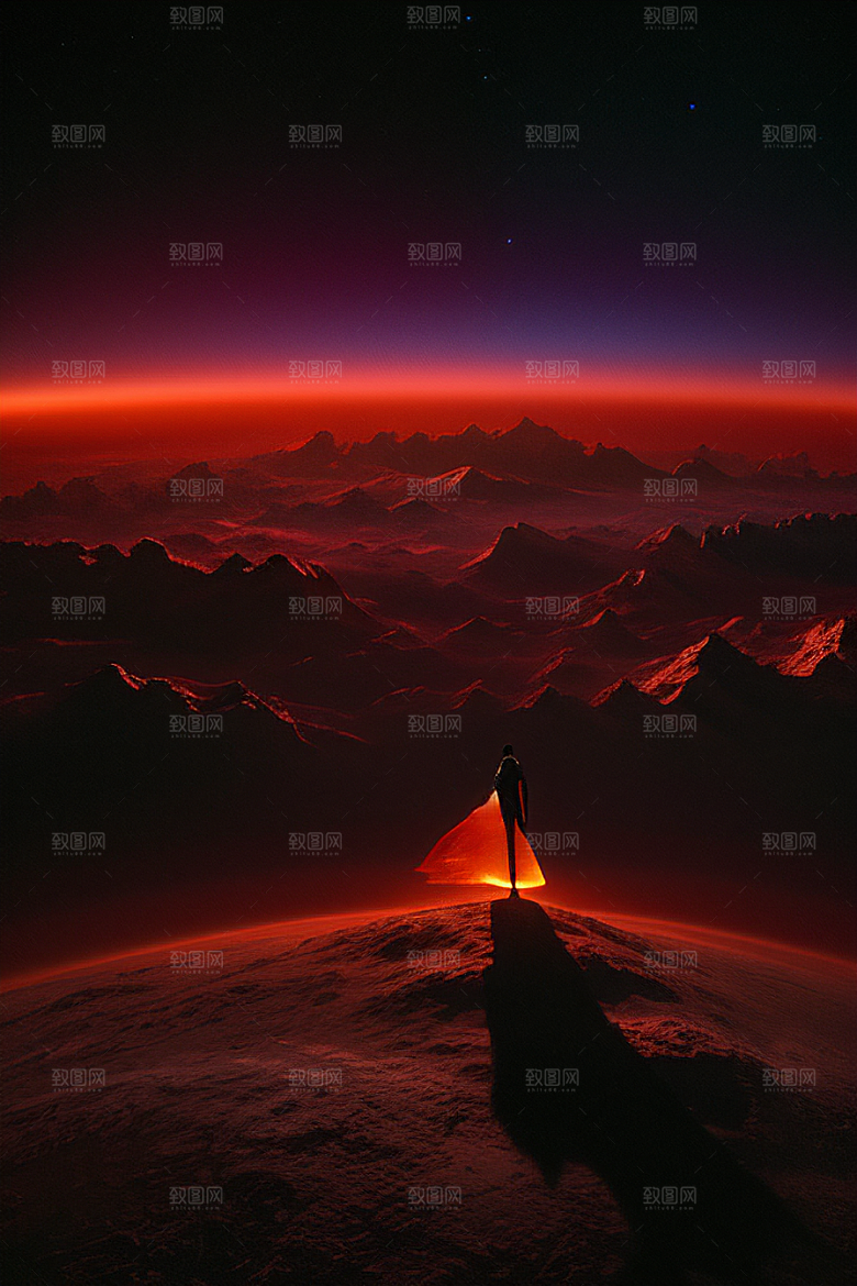 精细纹理在宇宙场景中的运用