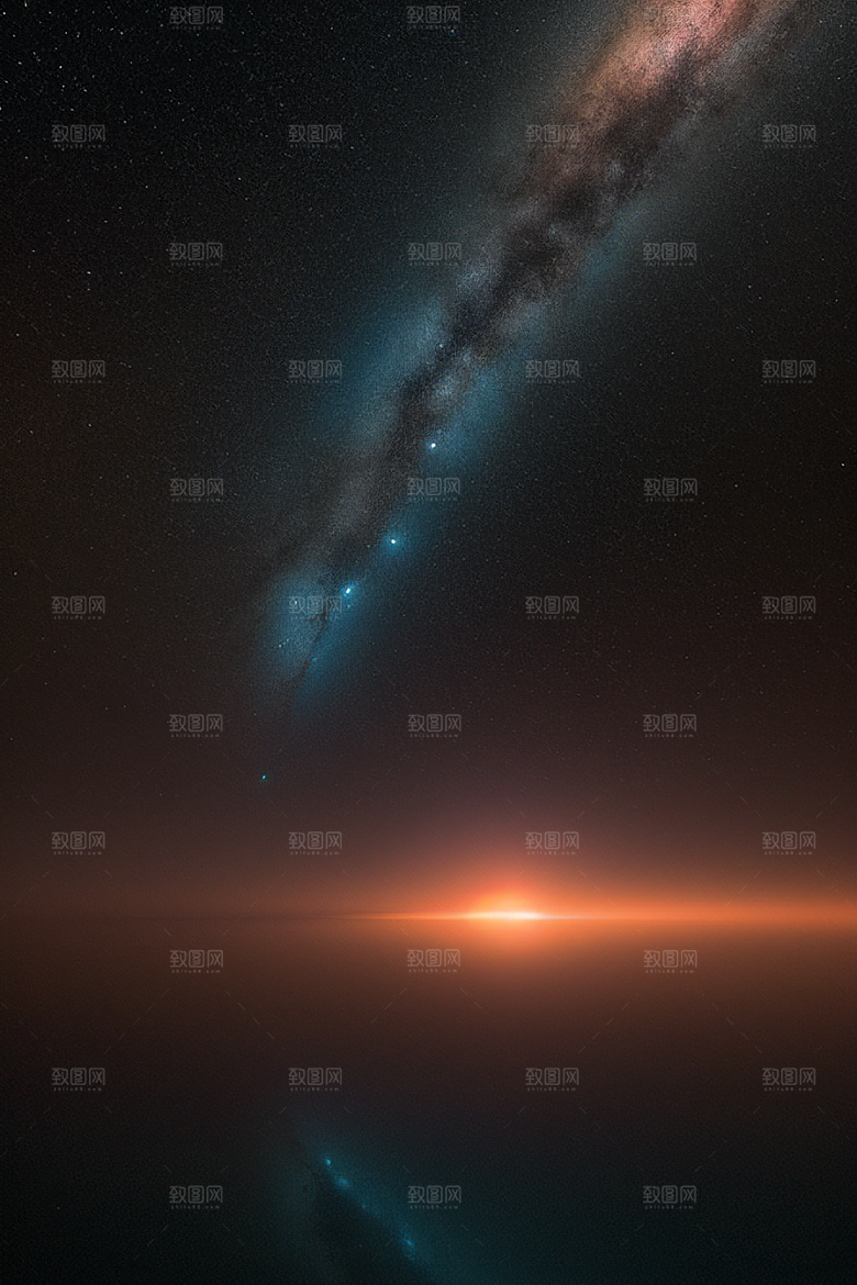 高度详细的宇宙景观创作