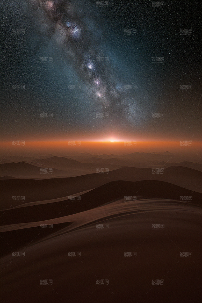 高度详细的宇宙景观创作