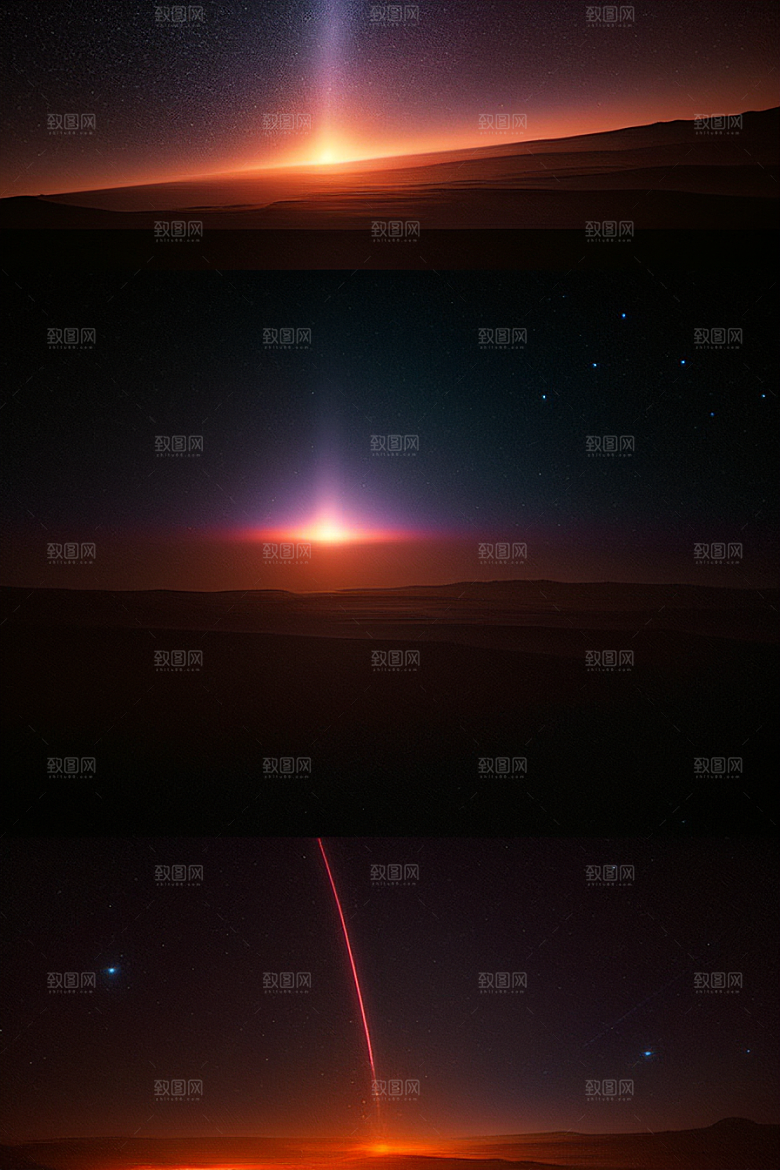 高度详细的宇宙景观创作