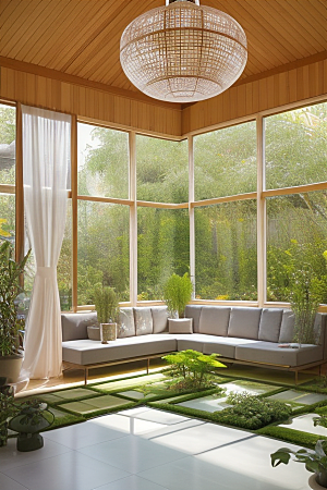 光线与植物的完美结合卧室花园的布置技巧