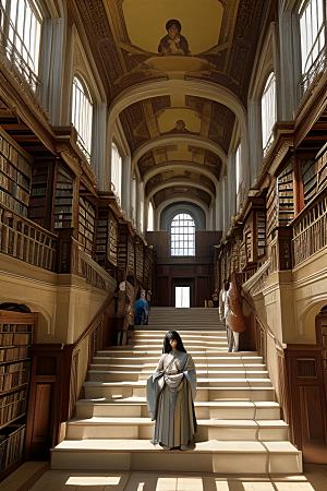 埃及文化的重要标志亚历山大古图书馆