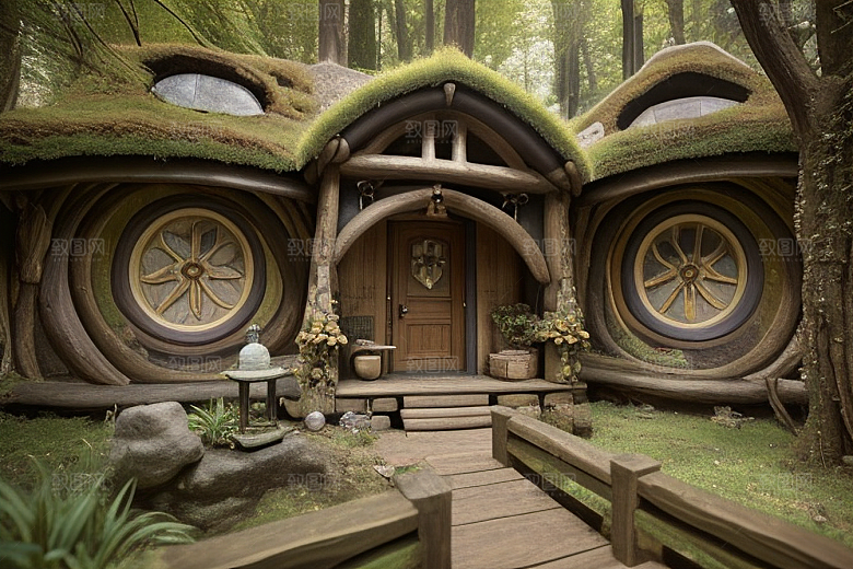 霍比特人建筑与其他中土文化建筑的比较