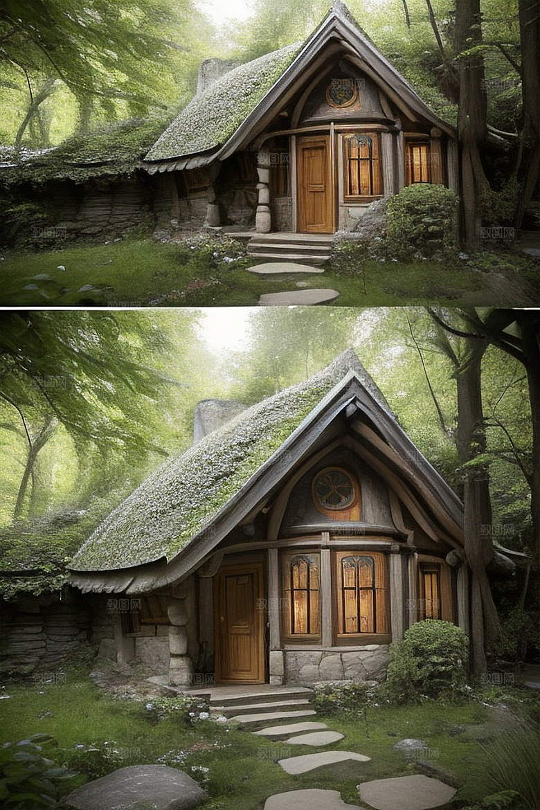 霍比特人建筑中的绿化与景观设计