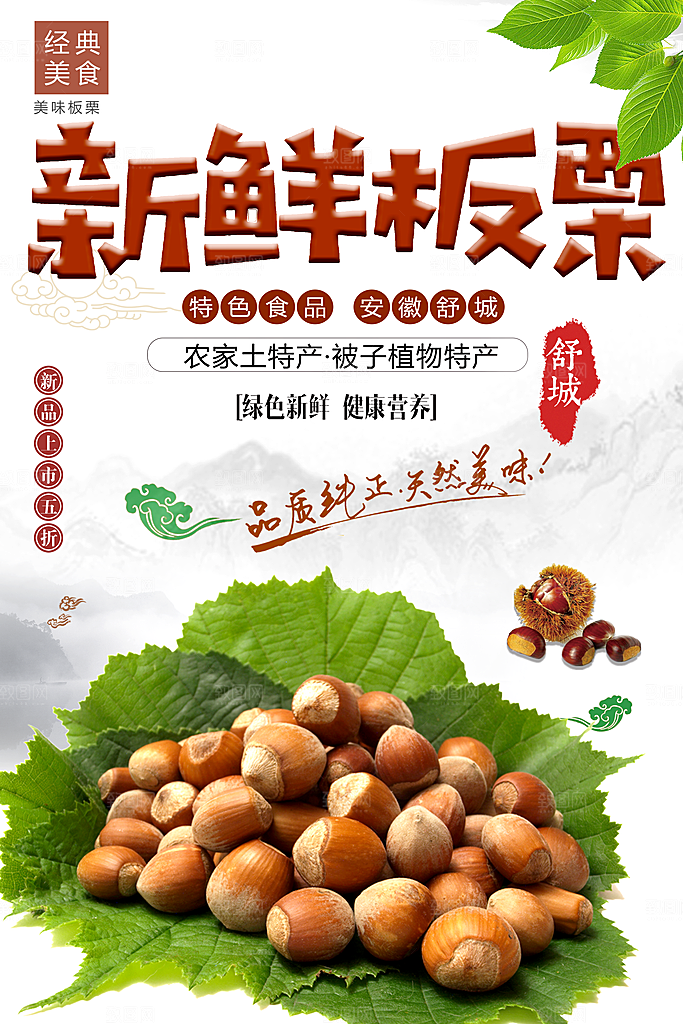 经典美食新鲜板栗