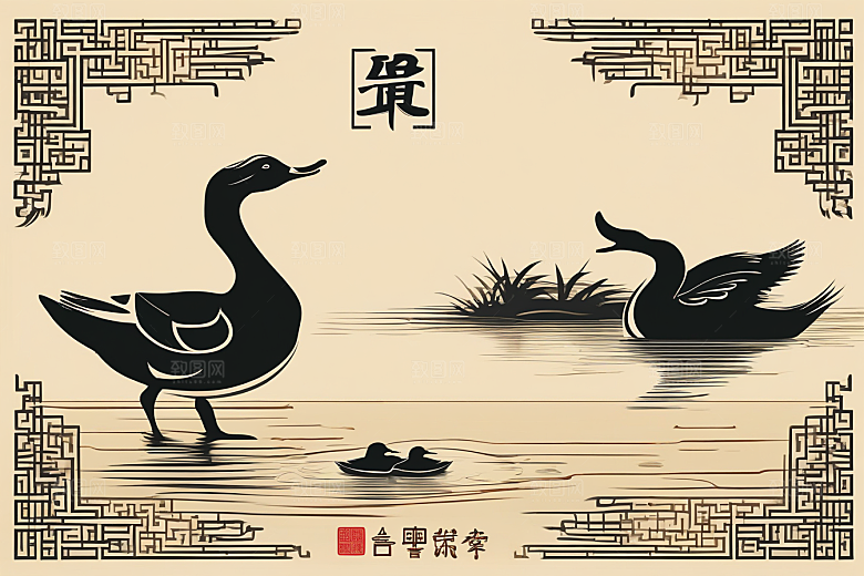 近乎完美的绘画艺术现代欧洲墨水画