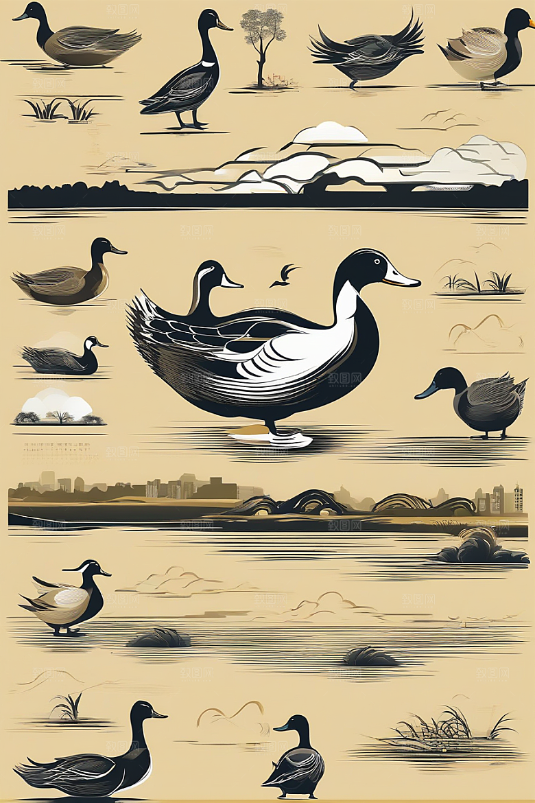 宋徽宗与绘本插图的梦幻故事