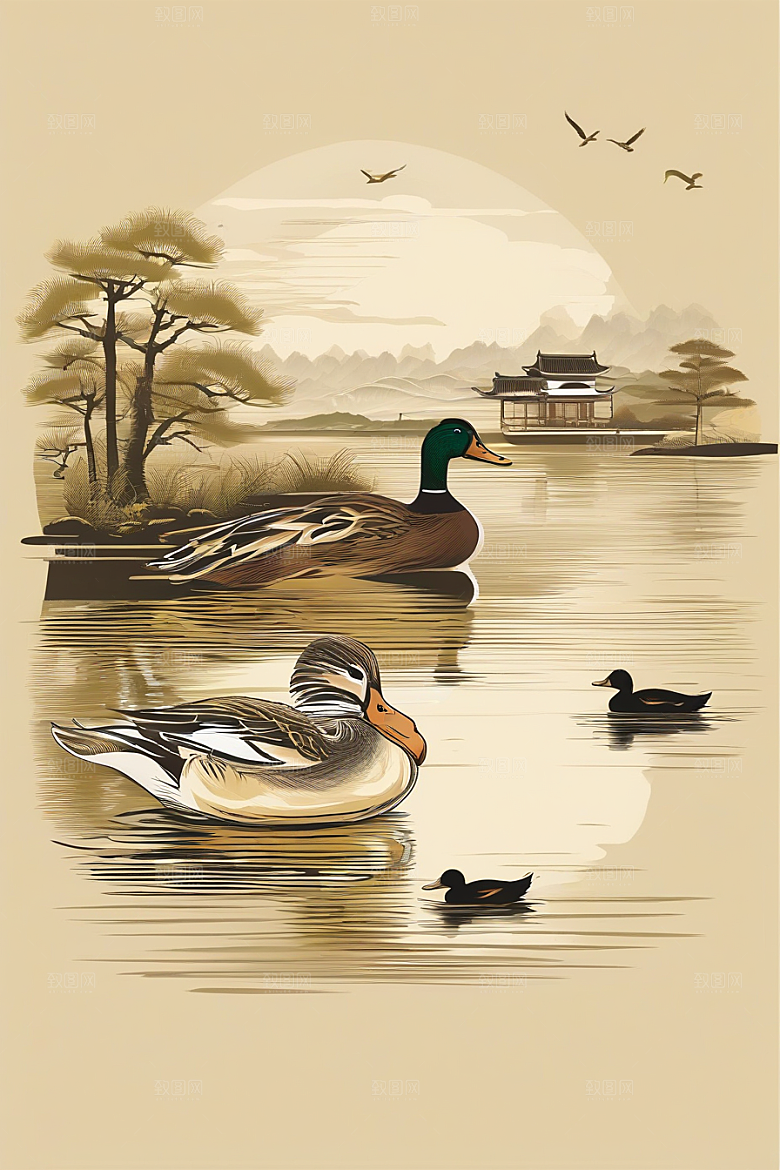 宋徽宗与绘本插图的梦幻故事