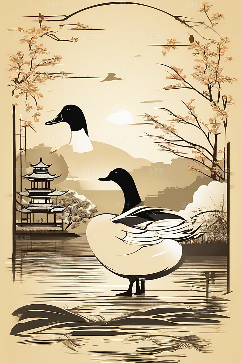 宋徽宗与绘本插图的梦幻故事