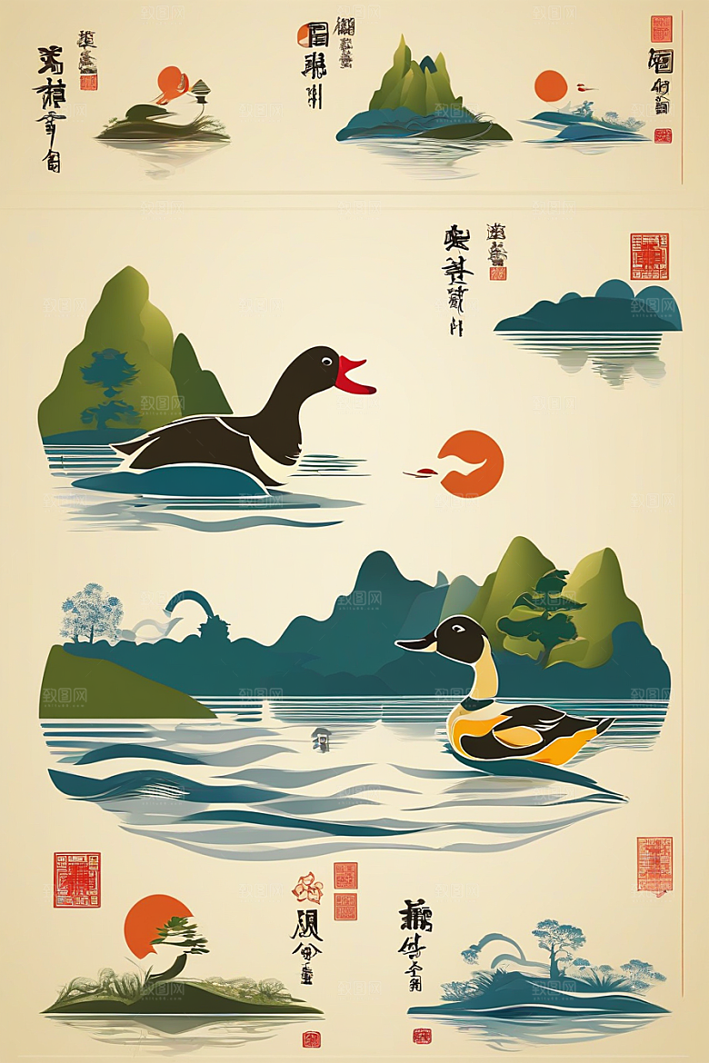 神奇的故事宋徽宗与绘本插图的奇遇