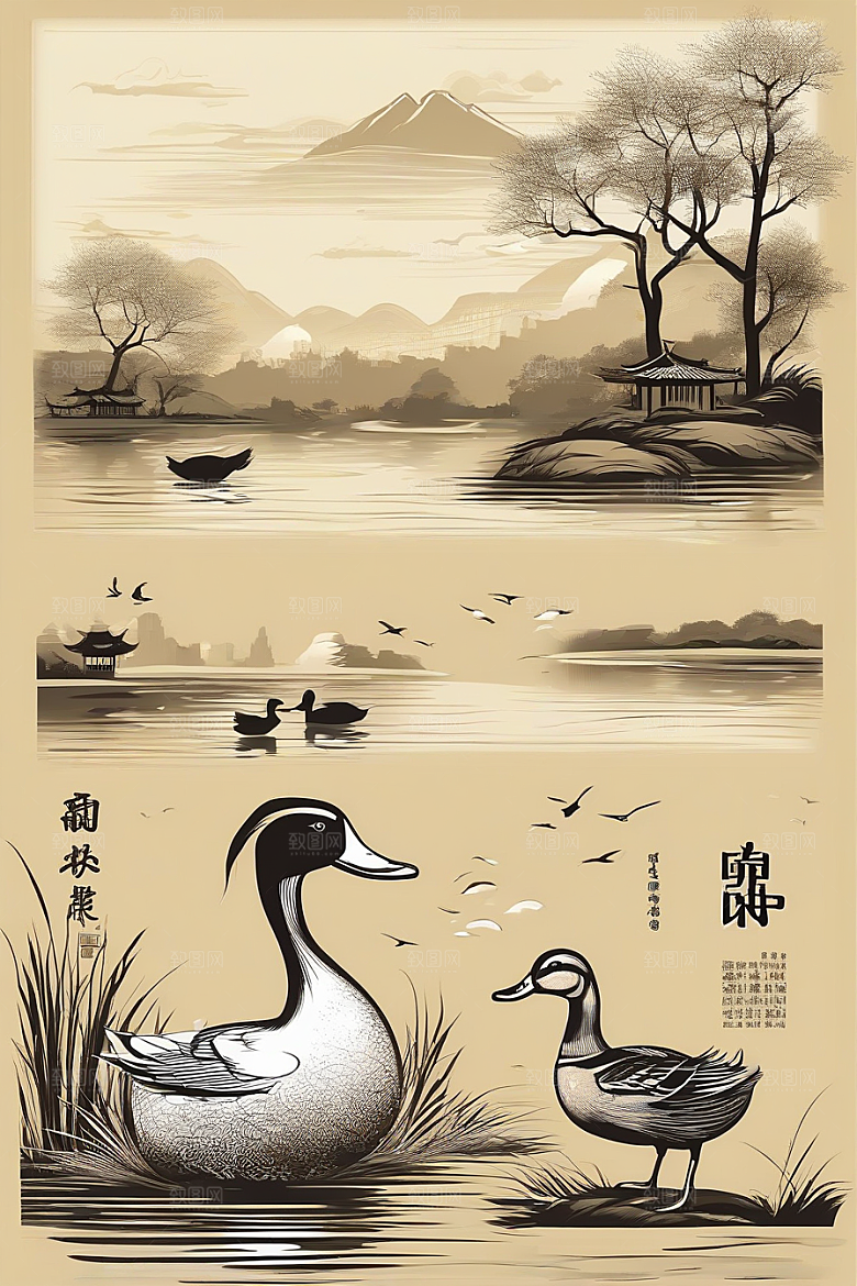 宋徽宗与绘本插图的奇幻冒险