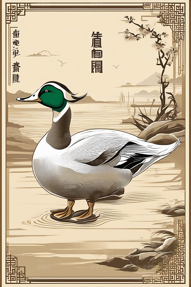 超精细的绘画现代欧洲墨水画