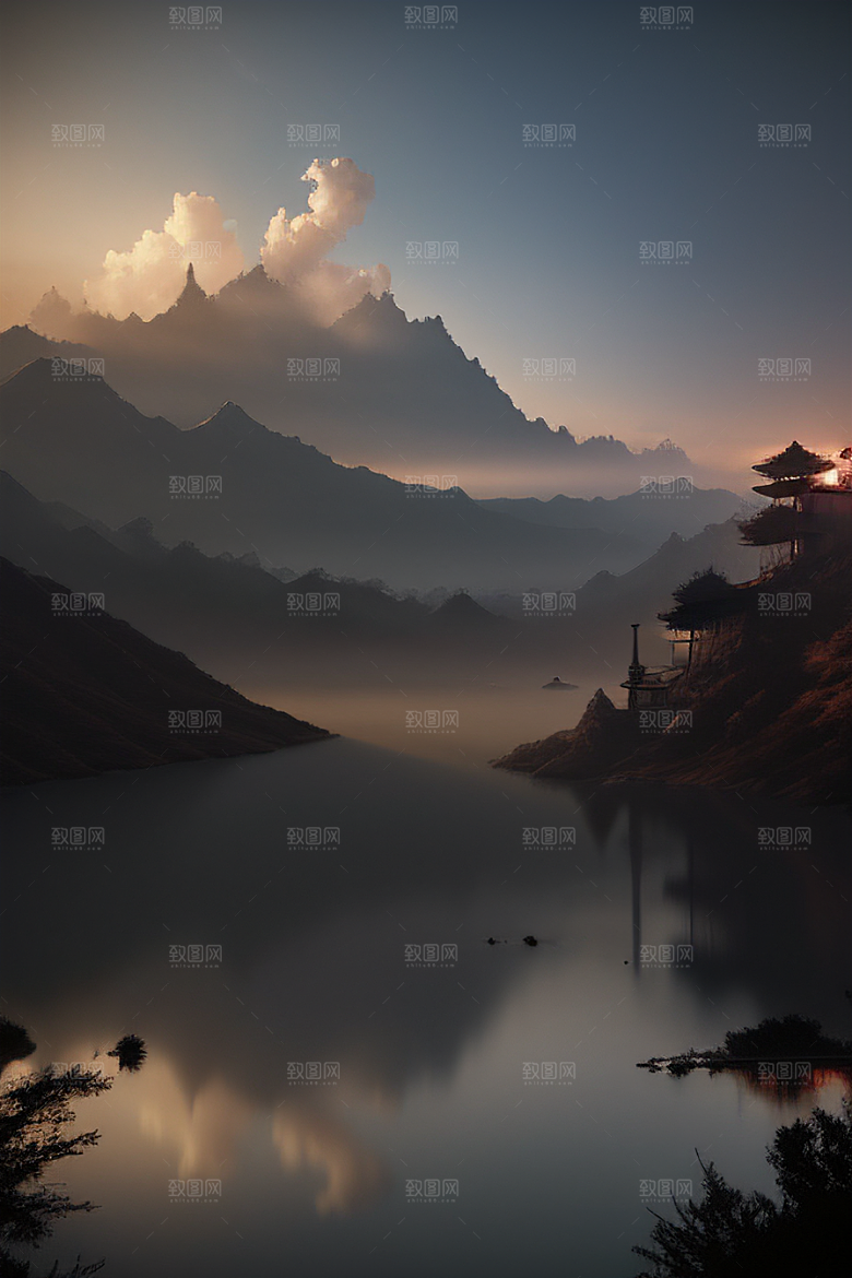 中国宫殿壮丽的历史遗迹