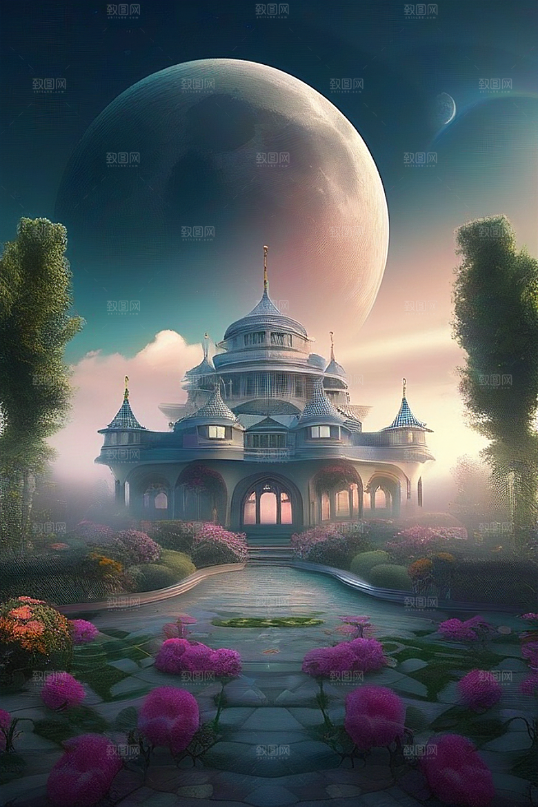 广角镜头下的浪漫超现实